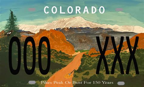 Colorado’s 150th-anniversary license plate featuring Pikes Peak is fastest selling in state history
